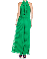 Wild Orchid Pleat Jumpsuit - Emerald