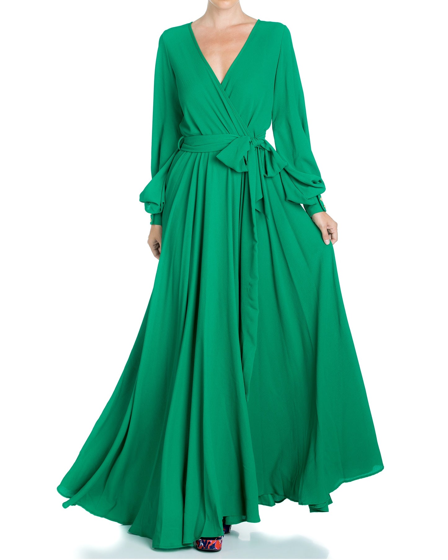 LilyPad Maxi Dress - Emerald