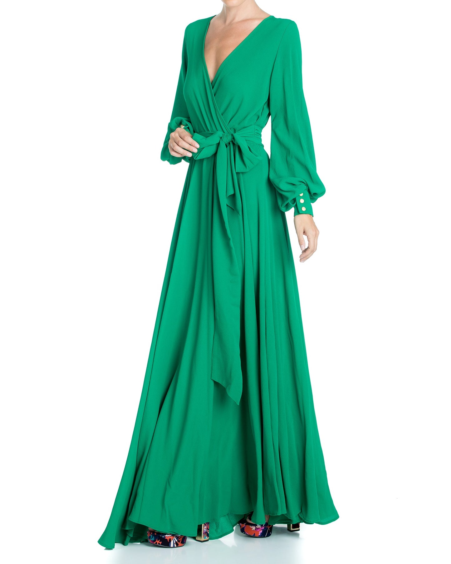 LilyPad Maxi Dress - Emerald