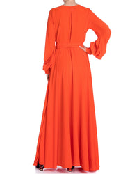 LilyPad Maxi Dress - Flame