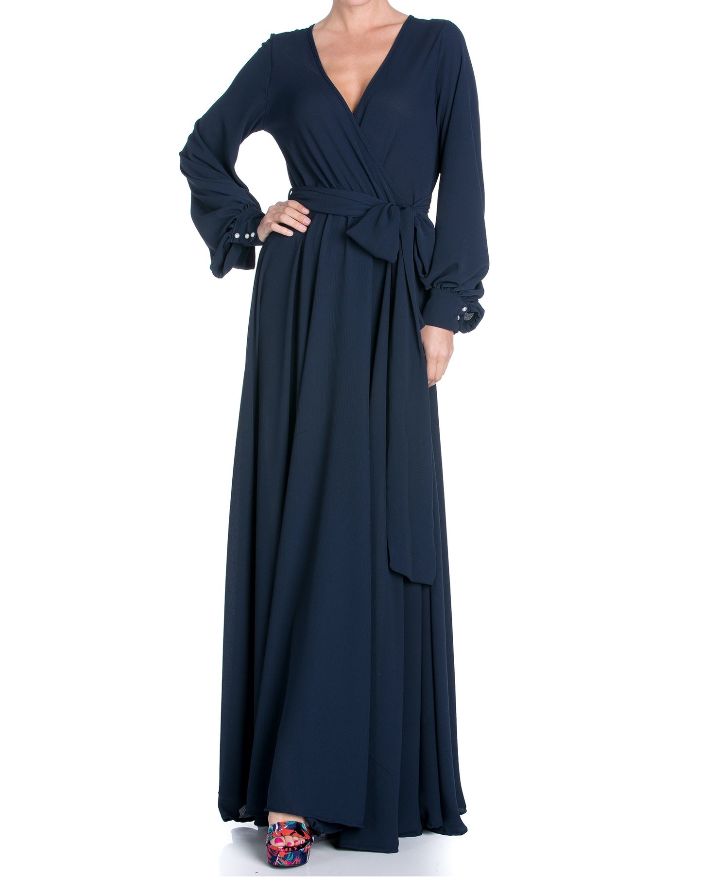 LilyPad Maxi Dress - Navy