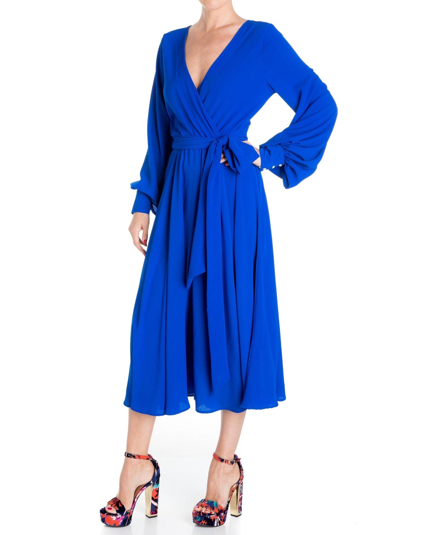 LilyPad Midi Dress - Royal