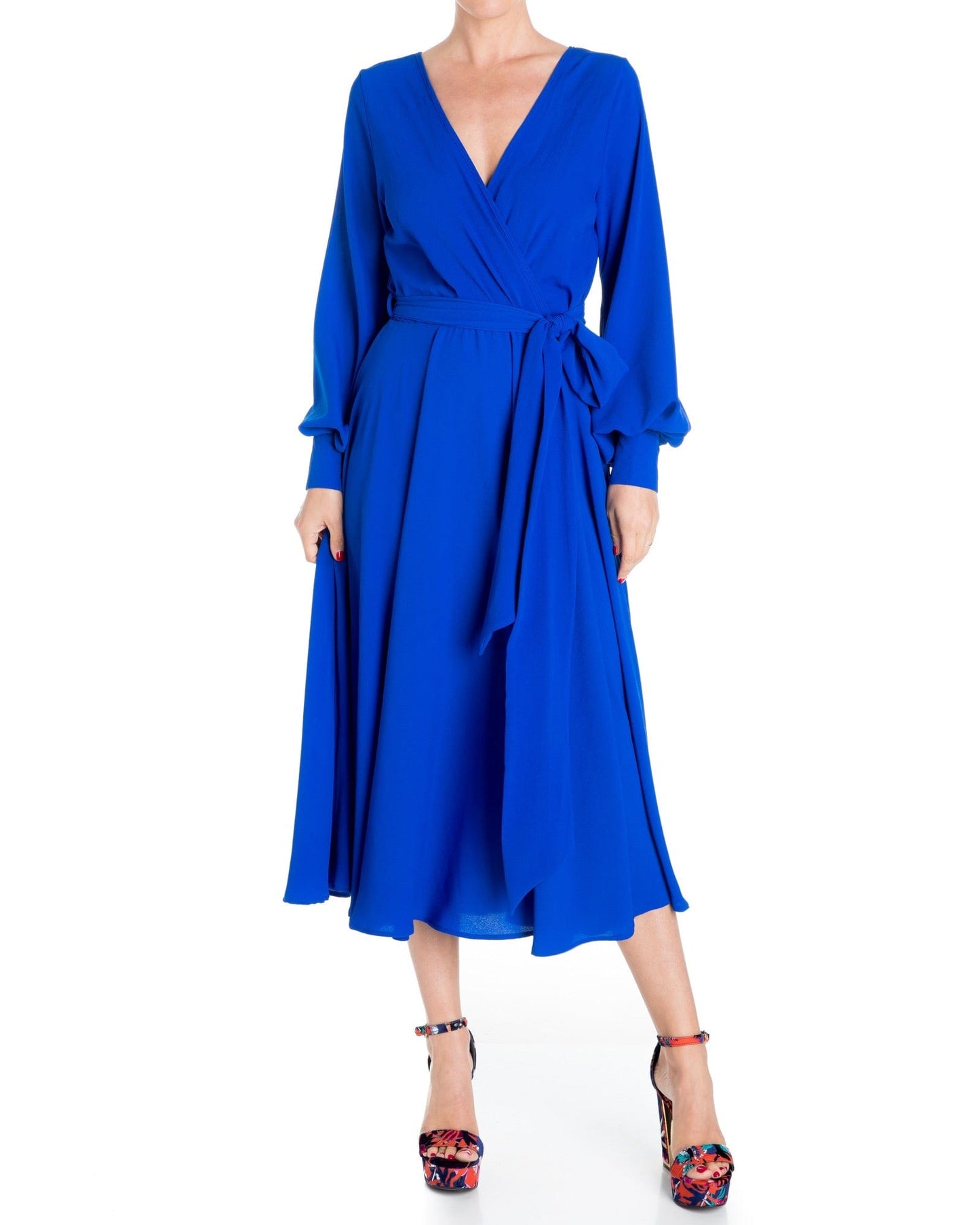 LilyPad Midi Dress - Royal