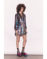 Martini Dress - Rainbow Glitter