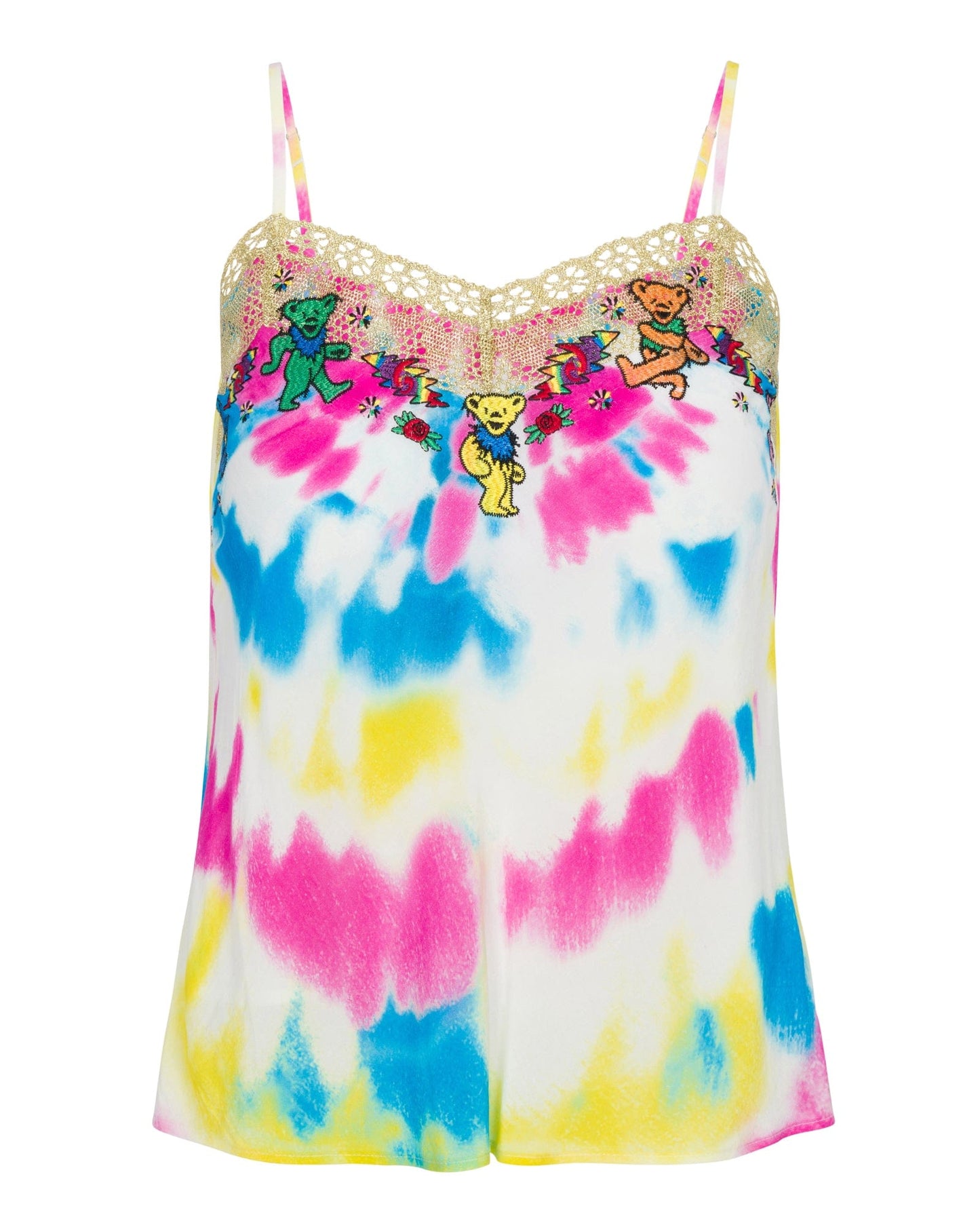 Grateful Dead Fabulous Tie Dye Lace Cami