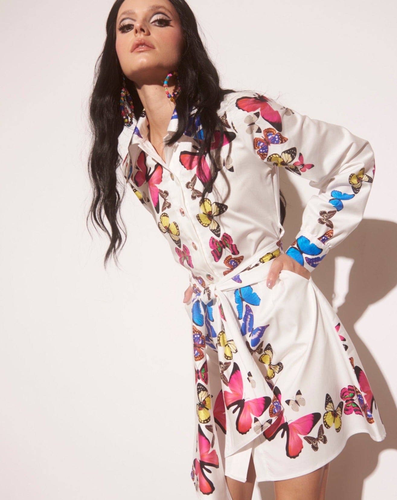 The Mariposa Shirt Dress